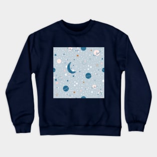 Cosmic pattern Crewneck Sweatshirt